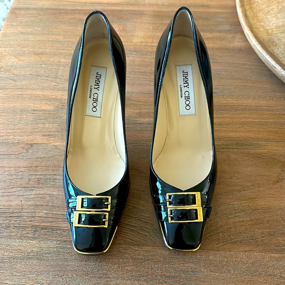 New Jimmy Choo heels with box and dust bag size 6